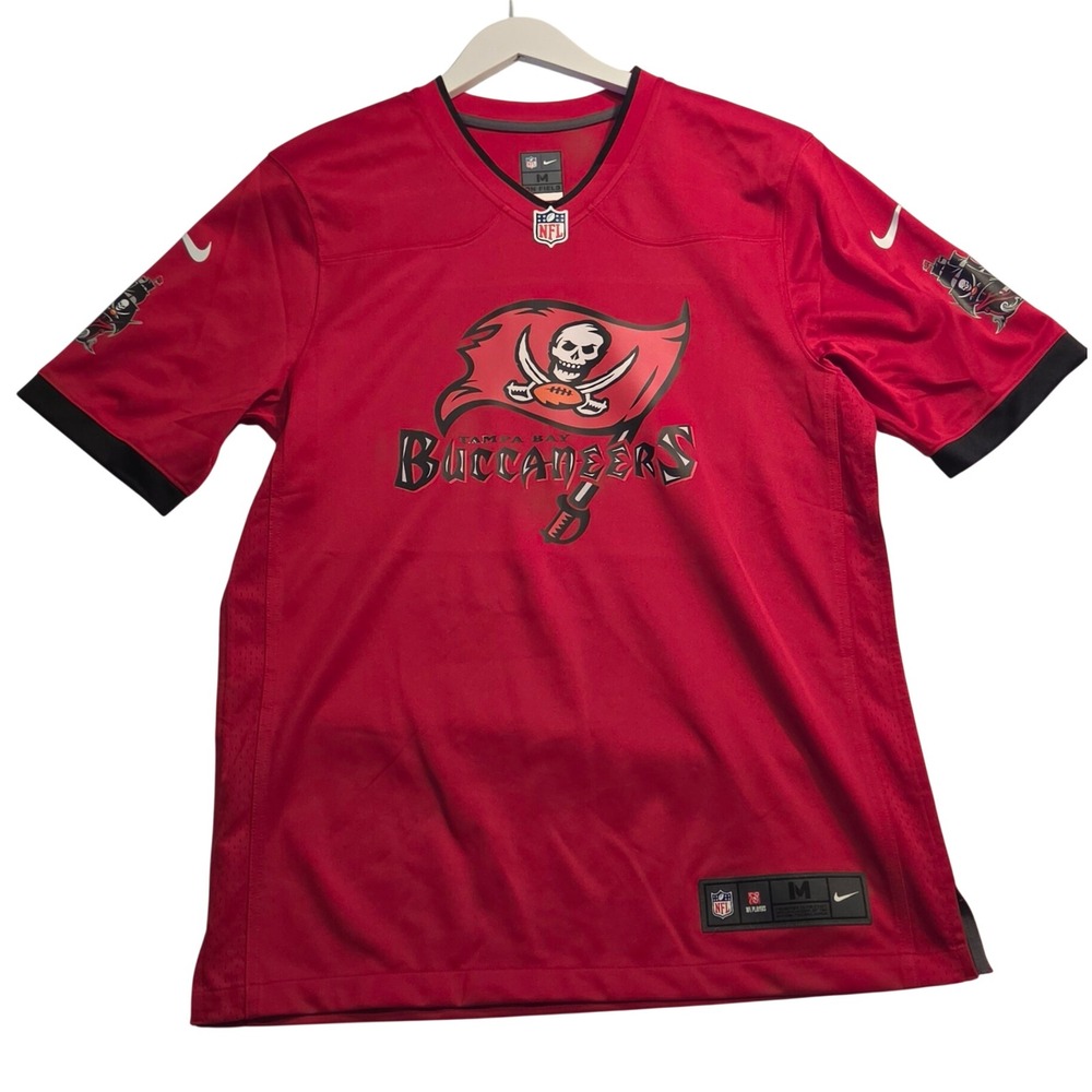 Nike Jersey Mens Medium Red Excellent Tampa Bay Buccaneers NFL On Field